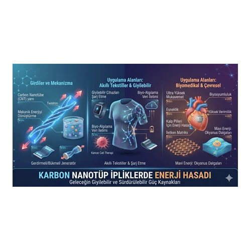Karbon Nanotüp İpliklerde Enerji Hasadı