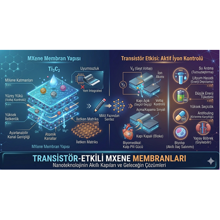 Transistör - Etkili MXene Membranları