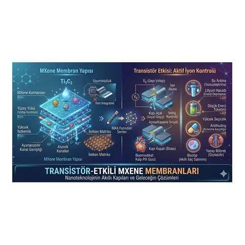 Transistör - Etkili MXene Membranları