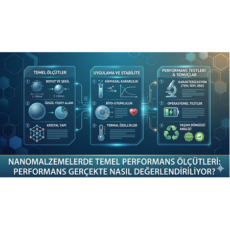 Nanomalzemelerde Temel Performans Ölçütleri: Performans Gerçekte Nasıl Değerlendiriliyor?