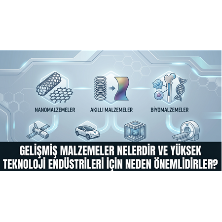 Gelişmiş Malzemeler Nelerdir ve Yüksek Teknoloji Endüstrileri İçin Neden Önemlidirler?