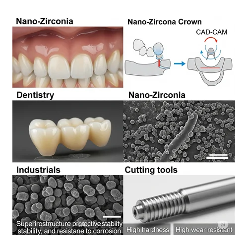 Nano Zirkonya: Dişçilikten Endüstriye