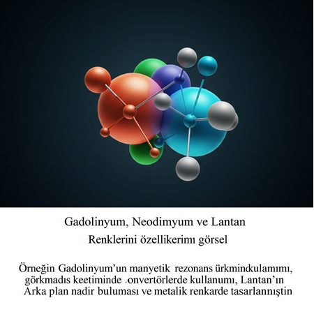 Gadolinyum, Neodimyum, Lantan vb.