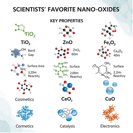 Bilim İnsanlarının Favori Nano Oksitleri