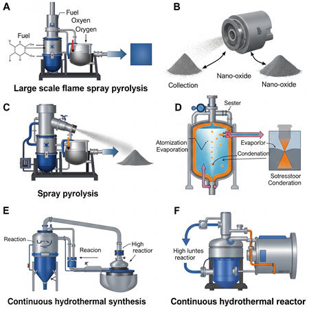 Endüstriyel Ölçekte Nano Oksit Üretim Teknikleri
