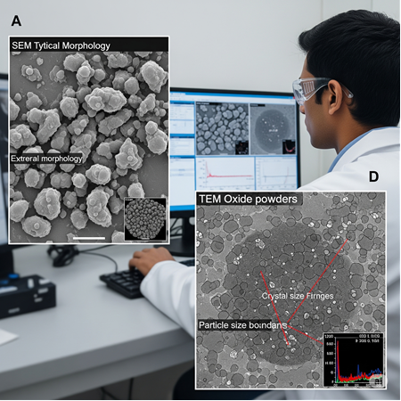 SEM ve TEM ile Oksit Tozlarının Yüzey Morfolojisi