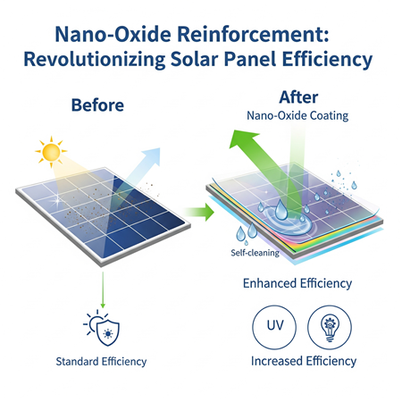 Güneş Panellerinde Nano Oksit Takviyesinin Etkisi