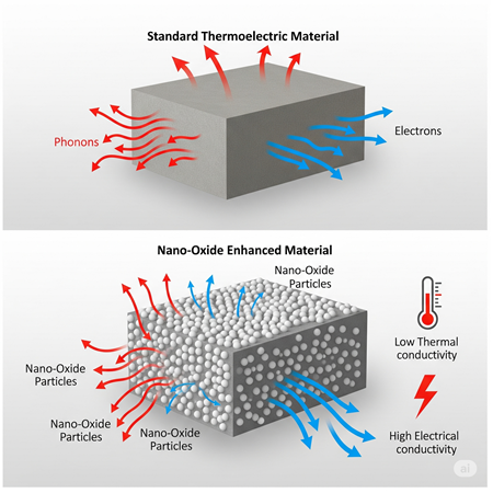 Termoelektrik Malzemelerde Nano Oksit Kullanımı