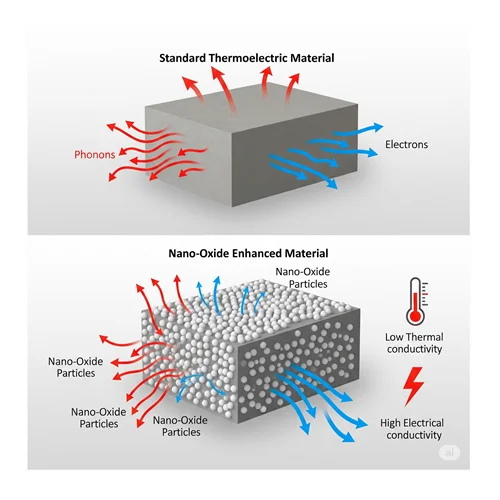 Termoelektrik Malzemelerde Nano Oksit Kullanımı