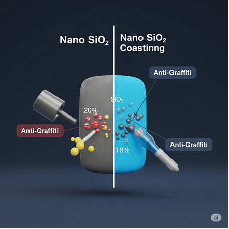 Antigrafiti Boyalar İçin Nano SiO² Kullanımı