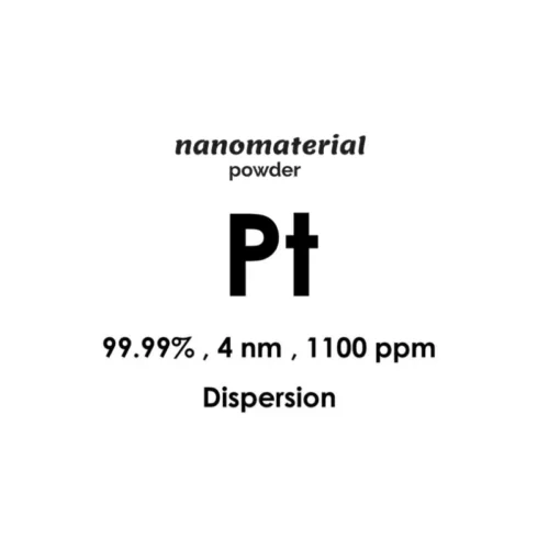 PLATİNYUM (PT) NANO TOZ DİSPERSİYONU, BOYUT: 4 nm