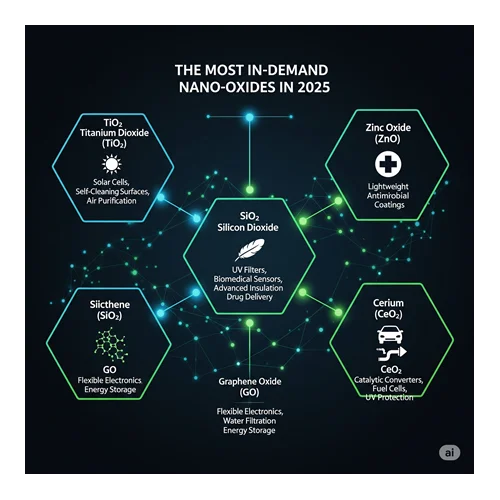 2025 Yılında En Çok Talep Gören Nano Oksitler