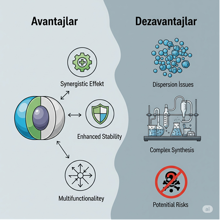 Hibrit Nano Oksitlerin Avantajları ve Dezavantajları