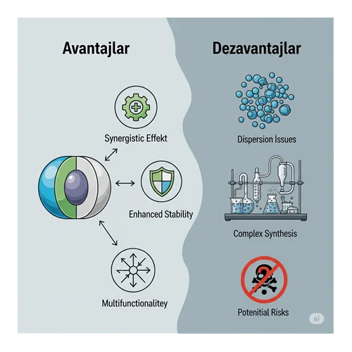Hibrit Nano Oksitlerin Avantajları ve Dezavantajları