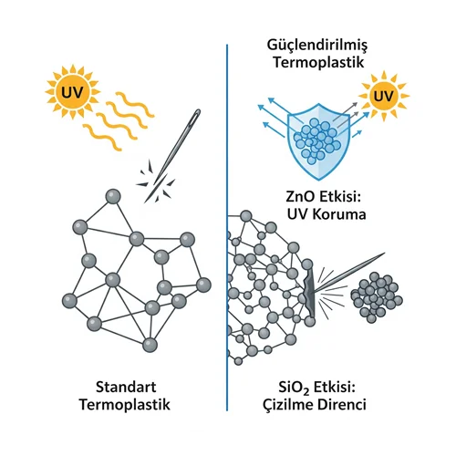 Termoplastiklerde ZnO ve SiO² Performansları