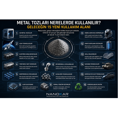 Metal Tozları Nerelerde Kullanılır? Geleceğin 15 Yeni Kullanım Alanı