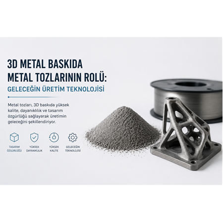 3D Metal Baskıda Metal Tozlarının Rolü: Geleceğin Üretim Teknolojisi