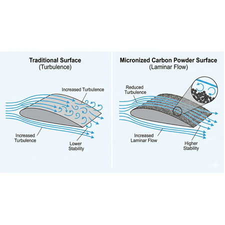 Mikronize Karbon Tozlarıyla Aerodinamik Stabilite Artışı