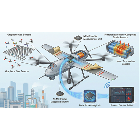Dronlarda Nano Sensörlerle Gerçek Zamanlı İzleme