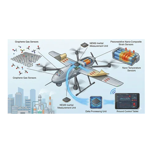 Dronlarda Nano Sensörlerle Gerçek Zamanlı İzleme