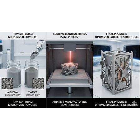 Mikronize Tozlarla Geliştirilen Uydu Gövdeleri