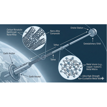 Nano Alaşımlarla Uzay Asansörü Malzemeleri