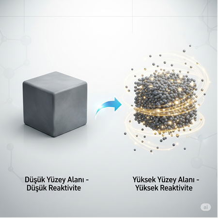 Toz Boyutu ile Reaktivite Arasındaki İlişki