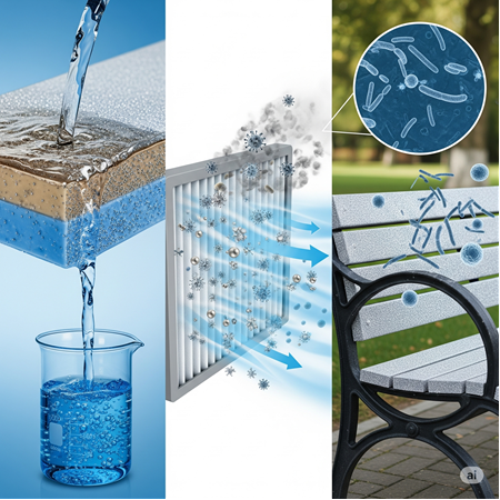 Nano Gümüşlü Kompozitlerde Çevresel Antibakteriyel Özellikler