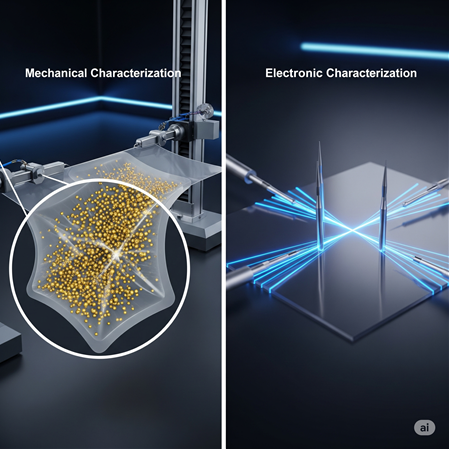 Altın Nanoparçacıklı Kompozitlerde Mekanik ve Elektronik Karakterizasyon