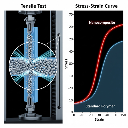 Metal Nanoparçacıklarla Güçlendirilmiş Kompozitlerin Gerilme Analizi