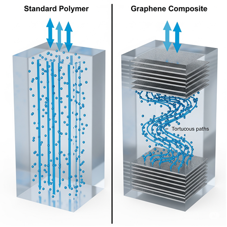 Grafen Takviyeli Kompozitlerde Nem Geçirgenliği
