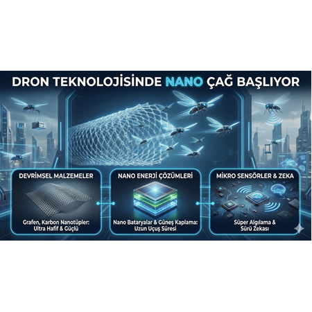 Dron Teknolojisinde Nano Çağ Başlıyor