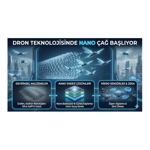 Dron Teknolojisinde Nano Çağ Başlıyor