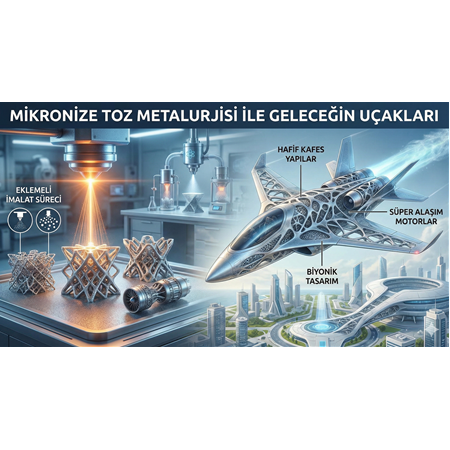 Mikronize Toz Metalurjisi ile Geleceğin Uçakları