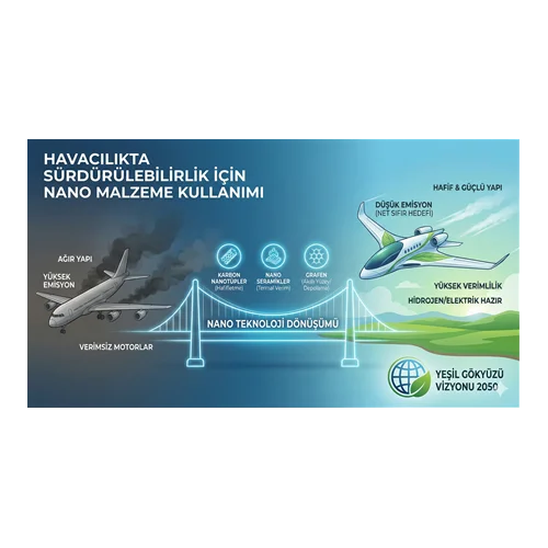 Havacılıkta Sürdürülebilirlik İçin Nano Malzeme Kullanımı