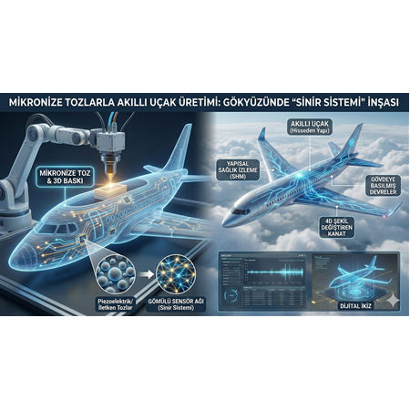 Mikronize Tozlarla Akıllı Uçak Üretimi