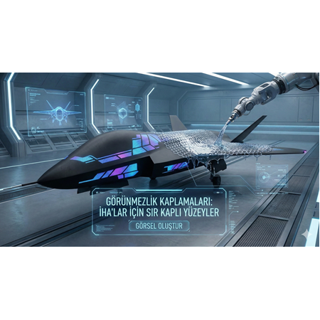 Görünmezlik Kaplamaları: İHA'lar İçin Sır Kaplı Yüzeyler.