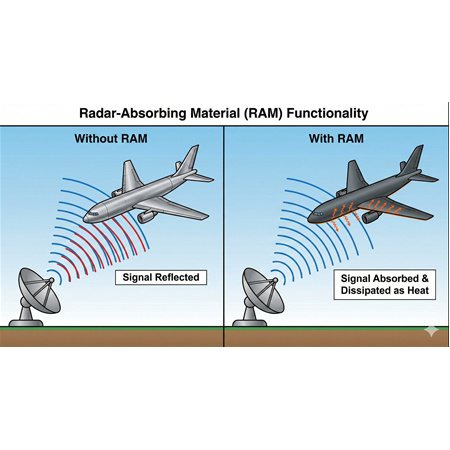 Yutucu Malzemeler (RAM): Radar Sinyalleri Nasıl Emilir?.