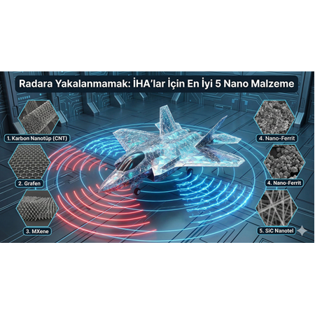 Radara Yakalanmamak: İHA'lar İçin En İyi 5 Nano Malzeme.