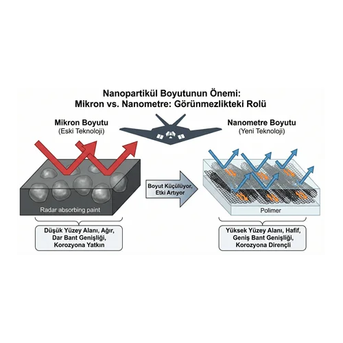 Nanopartikül Boyutunun Önemi: Mikron vs. Nanometre: Görünmezlikteki Rolü.