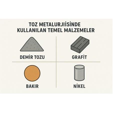 Toz Metalurjisinde Kullanılan Temel Malzemeler