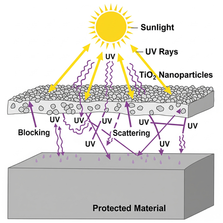 Titanyum Dioksit (TiO²) Nanoparçacıklı Kompozitlerin UV Koruma Özellikleri
