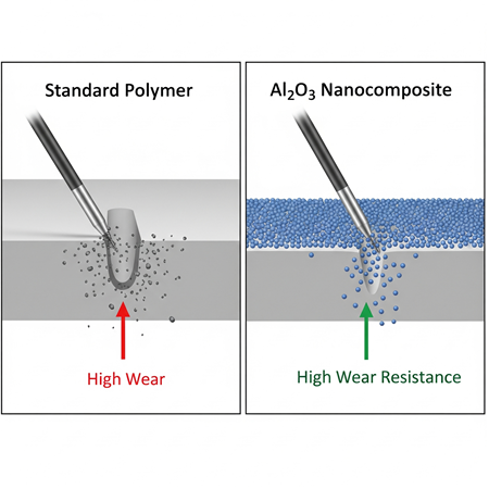 Alüminyum Oksit (Al²O³) Nanoparçacıklı Kompozitlerde Aşınma Direnci