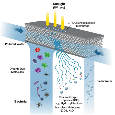 Nano TiO² Destekli Kompozitlerin Su Arıtımı: Nasıl Çalışır?