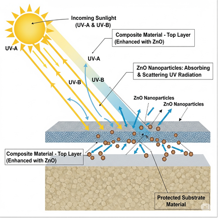 Nano ZnO Parçacıkları ile Desteklenen Kompozitlerin UV Koruma Verimliliği