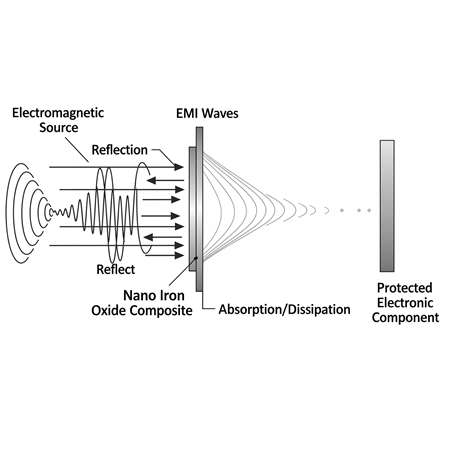 Nano Demir Oksit Destekli Kompozitlerin Elektromanyetik Zırh Uygulamaları