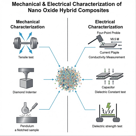 Nano Oksit Karışımlı Kompozitlerde Mekanik ve Elektriksel Karakterizasyon
