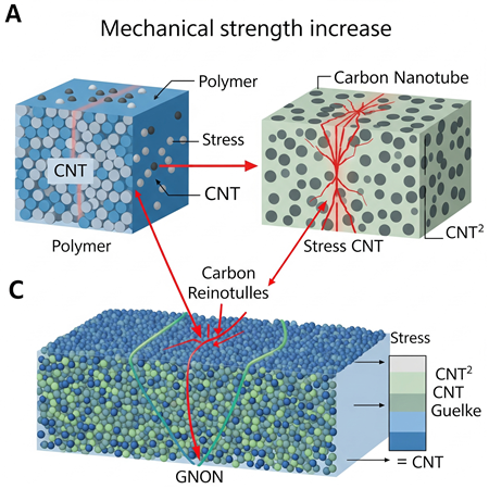 Karbon Nanotüp (CNT) Destekli Polimer Kompozitlerin Mekanik Mukavemet Artışı