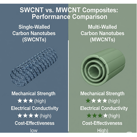 Tek Duvarlı vs Çok Duvarlı Karbon Nanotüp Kompozitlerinin Karşılaştırmalı Performansı