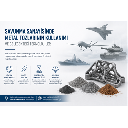 Savunma Sanayisinde Metal Tozlarının Kullanımı ve Gelecekteki Teknolojiler